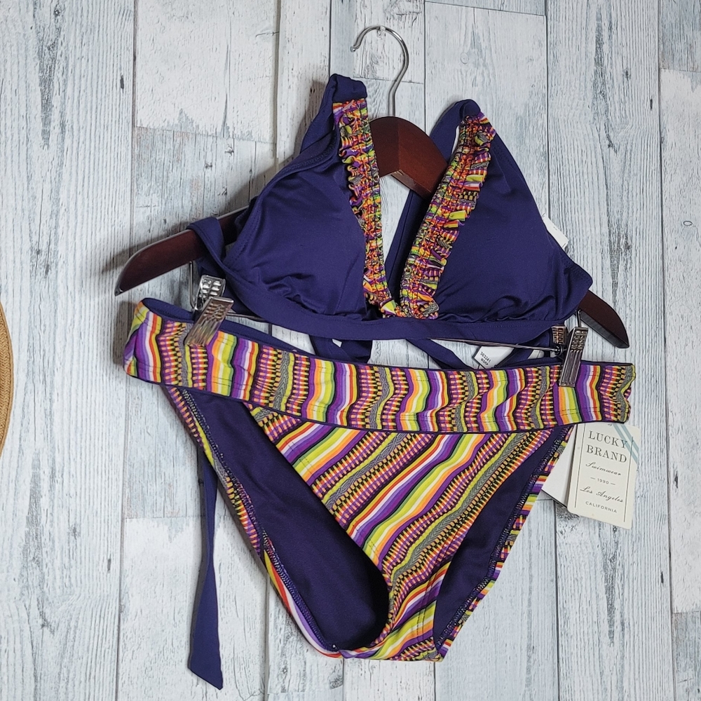 NWT Lucky Brand two piece swimwear